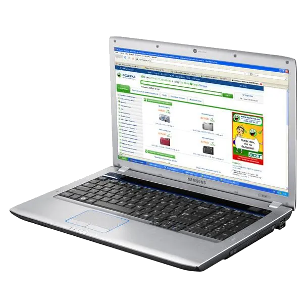 Установка шлейфа дисплея Samsung R730-JS02